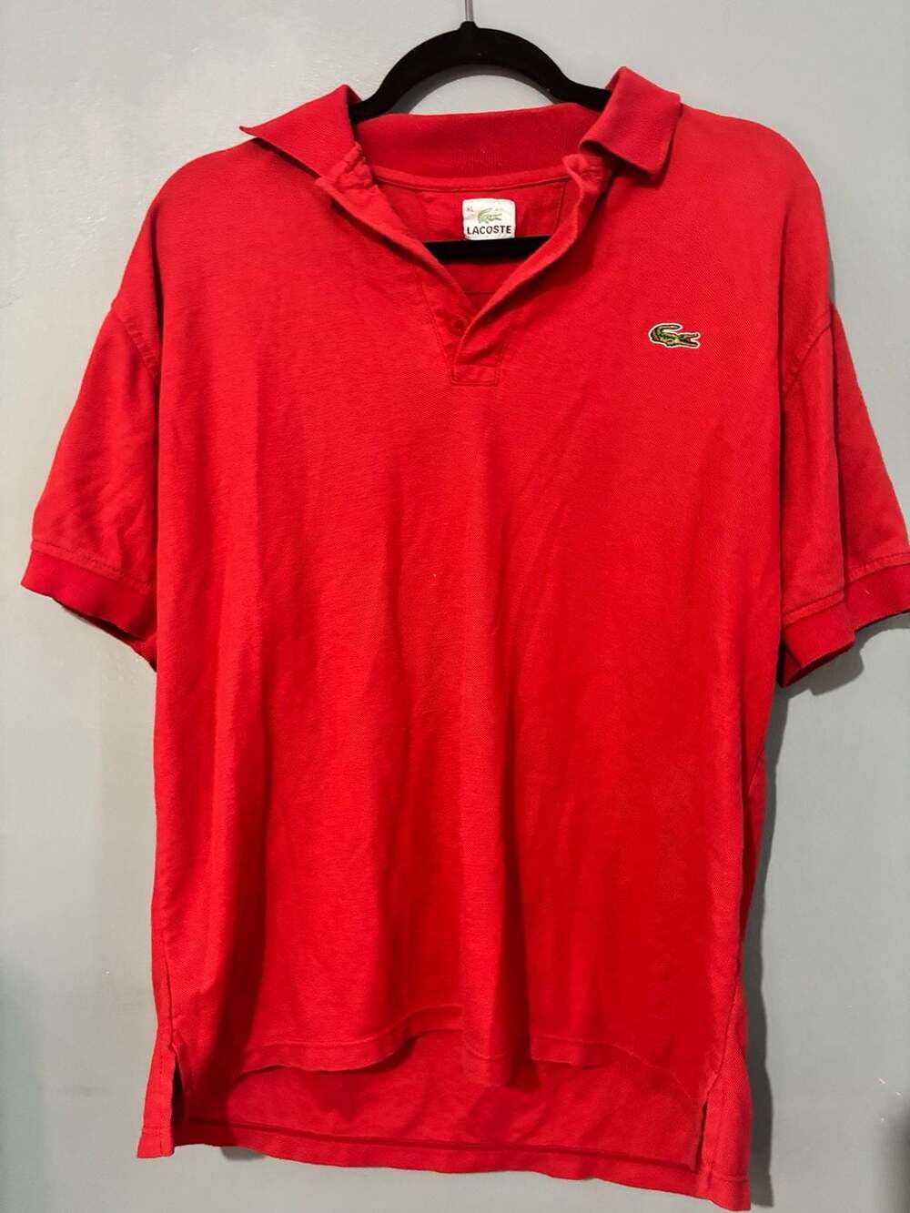 Men’s Lacoste Red Polo XL